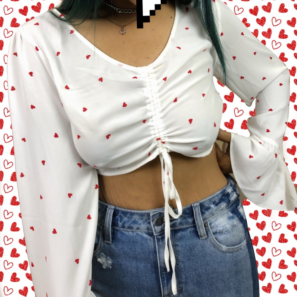 Crop top long sleeve